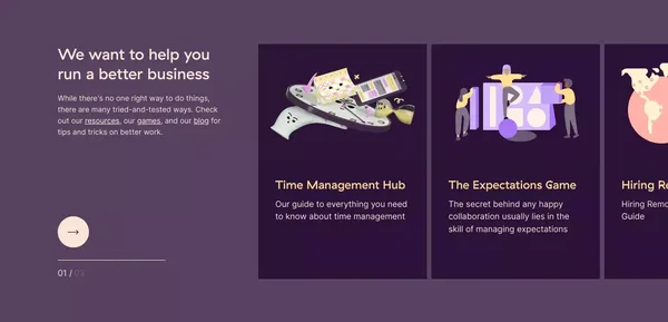 Toggl: Time Tracking, Project Planning and Hiring Tools to Help Teams Work Better - Landing design inspiration