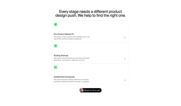 Other Land - Product Design team - Landing design inspiration