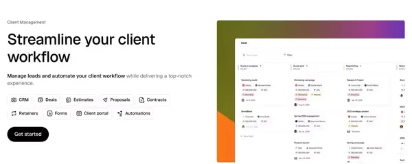 Bonsai - Business management software - Landing design inspiration