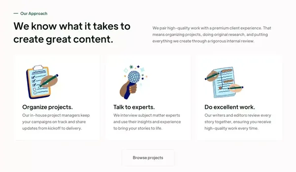 Campfire Labs – Story-driven content for B2B brands. - Landing design inspiration