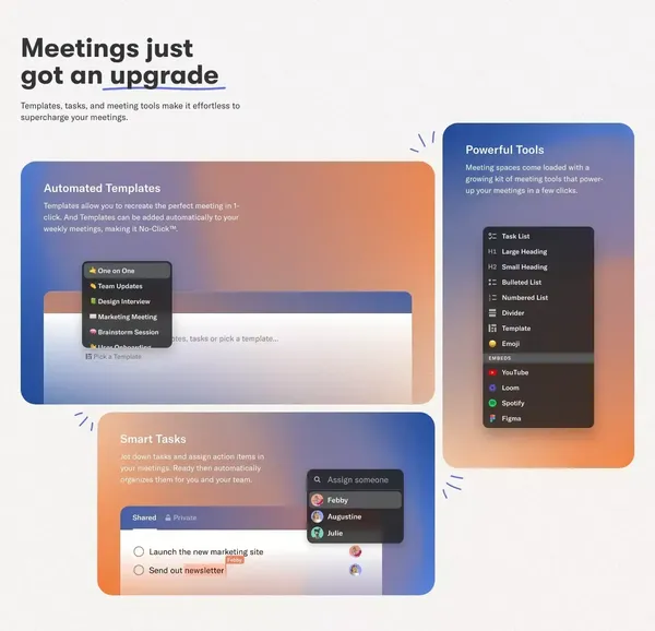 Ready — The calendar you need to meet - Landing design inspiration