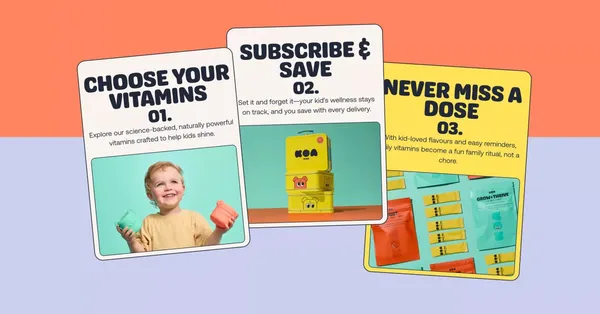KOA Kids Vitamins — Kids' wellness made wonderful - Landing design inspiration