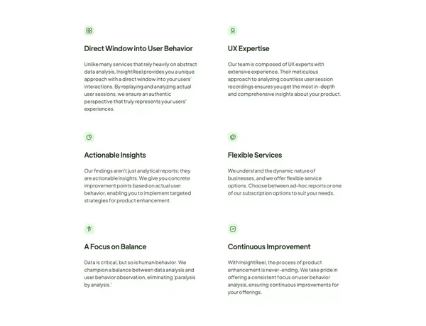 InsightReel | Get direct insights to fuel your growth - Landing design inspiration