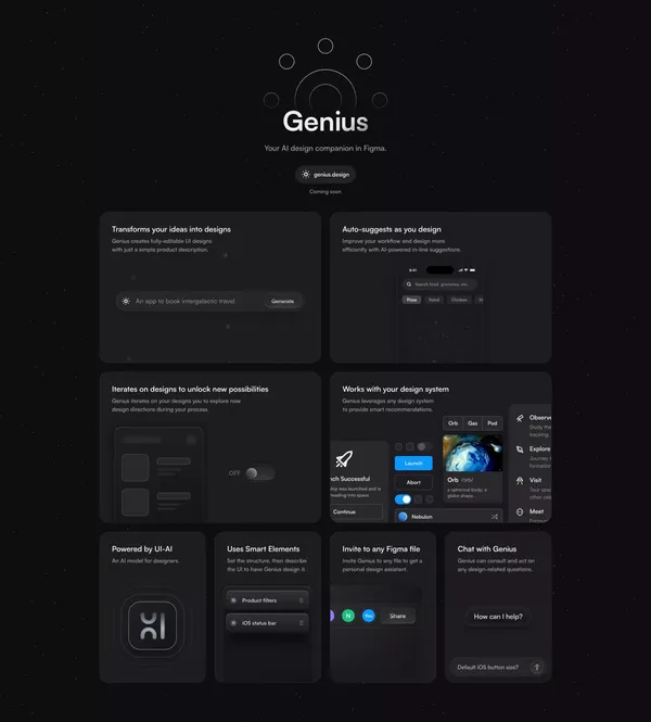 Diagram · Design tools from the future. - Landing design inspiration