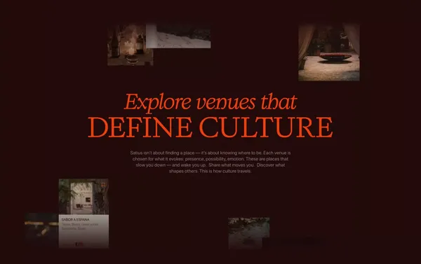 Satius – The Renaissance of Community - Landing design inspiration