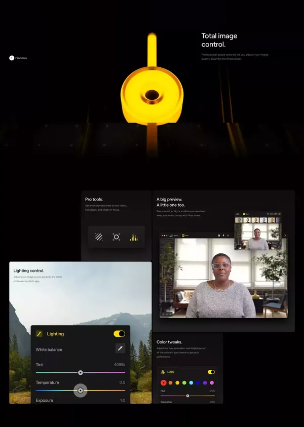 Composer — The magic behind the camera - Landing design inspiration