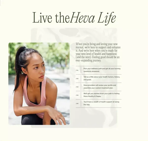 Heva Health | Personalized Telehealth for Wellness & Weight Loss - Landing design inspiration