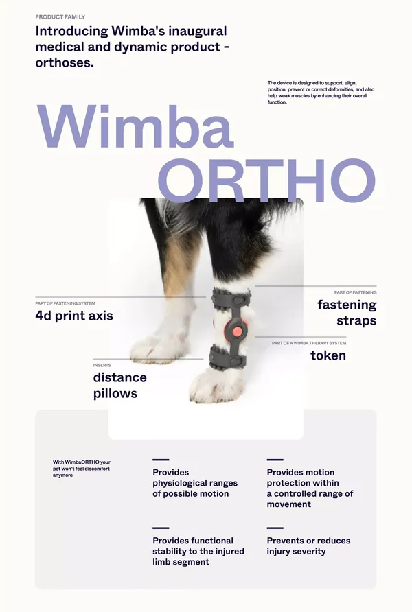 Wimba - Let's restore pets mobility together! - WIMBA - Landing design inspiration