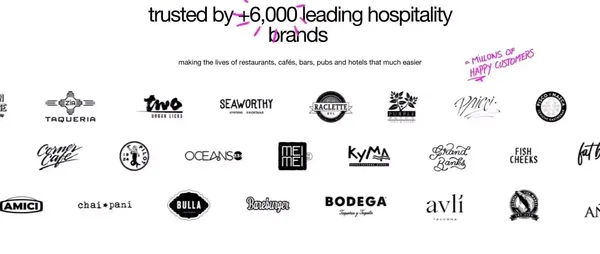 sunday - Your customers scan a qr code and pay in 10 seconds - Landing design inspiration