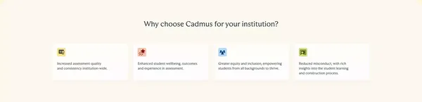 Uplifting Assessment | Cadmus - Landing design inspiration