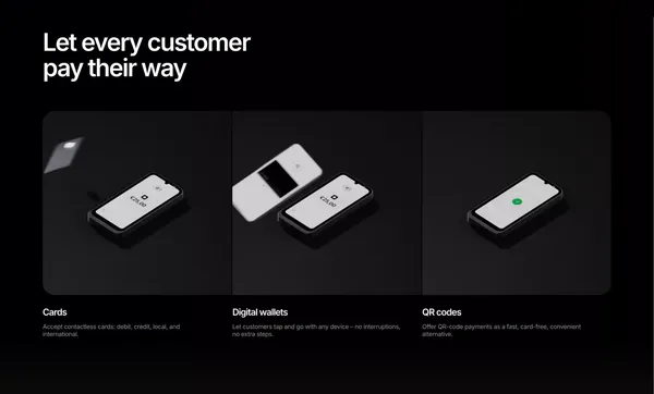 Tap - Fast, smart and affordable terminal by Mollie - Landing design inspiration