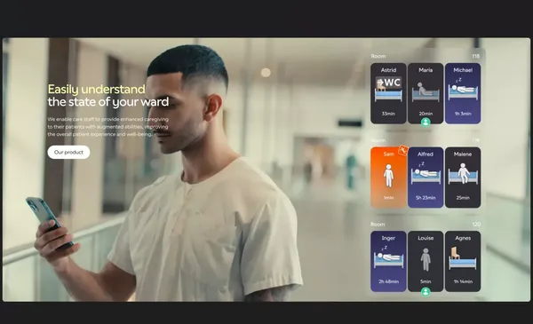 Teton - Advanced Patient Monitoring - Landing design inspiration