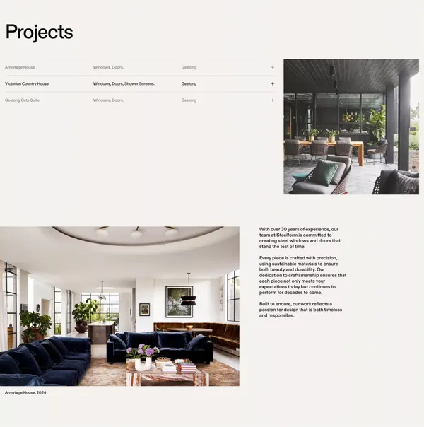 Steelform - Custom Steel Windows - Landing design inspiration