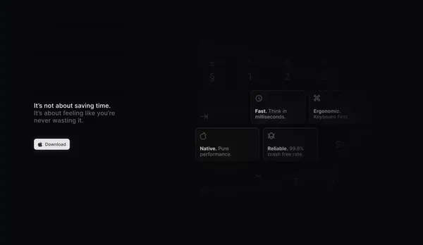 Raycast - Your shortcut to everything - Landing design inspiration