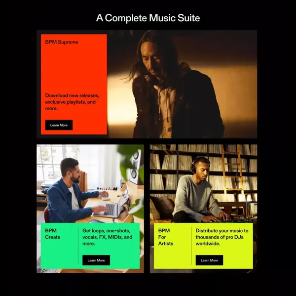 BPM Music | BPM - Landing design inspiration