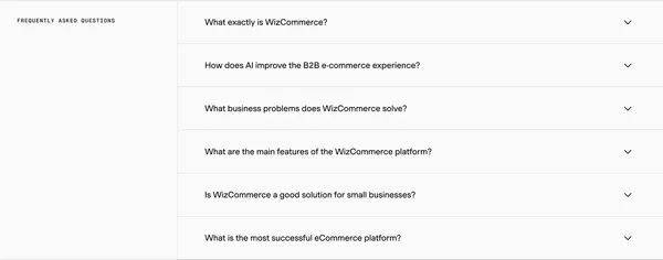 WizCommerce | AI Platform For Modernizing Wholesale Businesses - Landing design inspiration