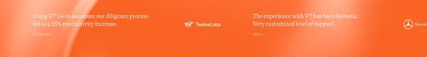 V7 Go | AI Agent Platform for Finance, Legal & Insurance - Landing design inspiration