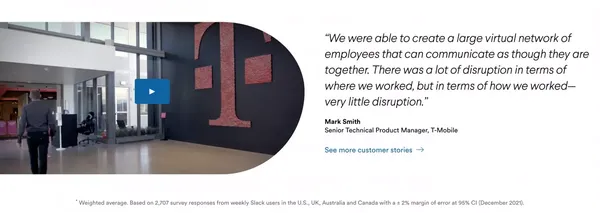 Slack is your digital HQ | Slack - Landing design inspiration