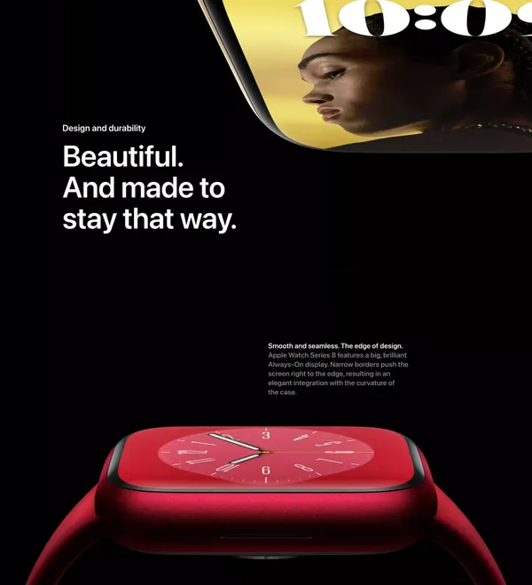 Apple Watch Series 8 - Apple - Landing design inspiration