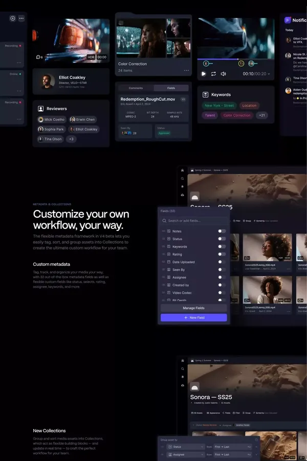 Frame.io | Introducing Frame.io Version 4 - Landing design inspiration