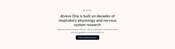 Alveos One - Landing design inspiration