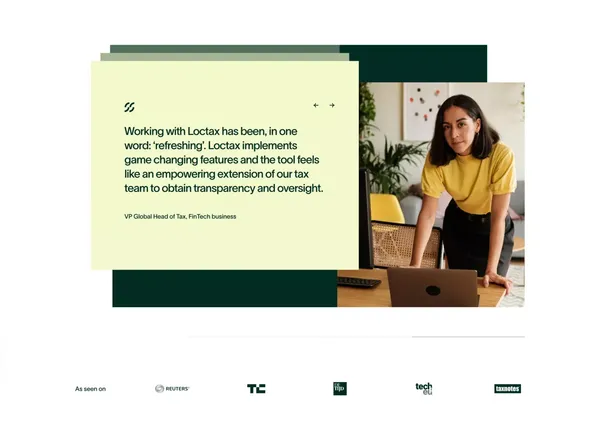 Loctax - Landing design inspiration