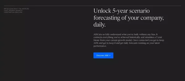 ArK – The new way of growing a tech company - Landing design inspiration