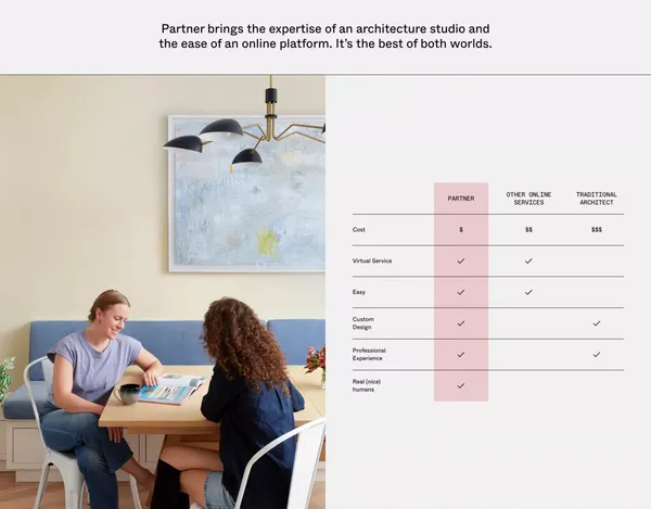 Partner - Landing design inspiration