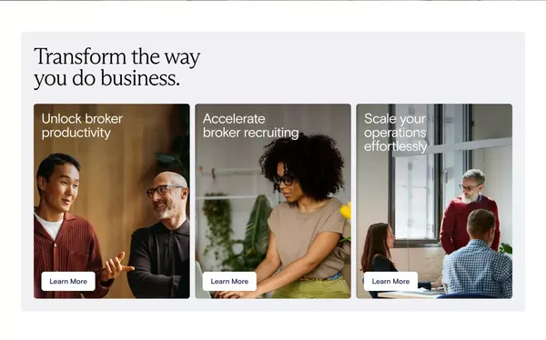 Spark Advisors - Landing design inspiration