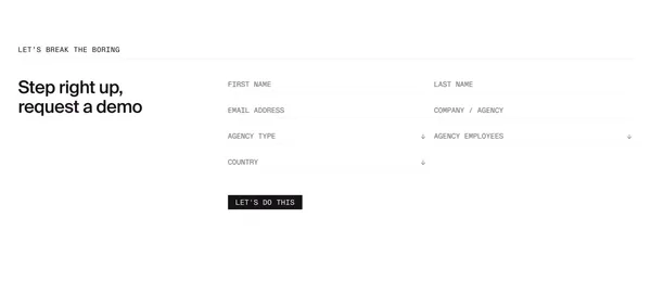 Springboards -  The Creative AI Tool for Agencies & Strategists - Landing design inspiration