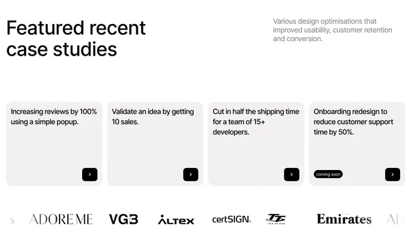SuperUX - A design subscription service - Landing design inspiration