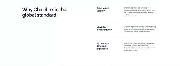 Chainlink: The backbone of blockchain. - Landing design inspiration
