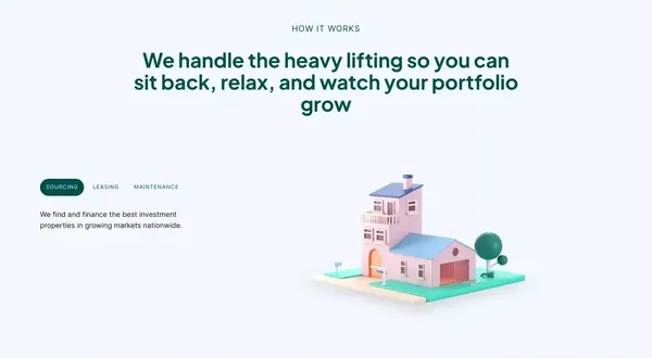 Landa | Invest in real estate for as little as $5 - Landing design inspiration