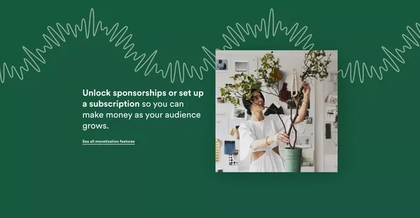 Anchor - The easiest way to make a podcast - Landing design inspiration
