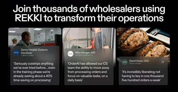 REKKI - We make wholesale operations smarter so you can serve better - Landing design inspiration