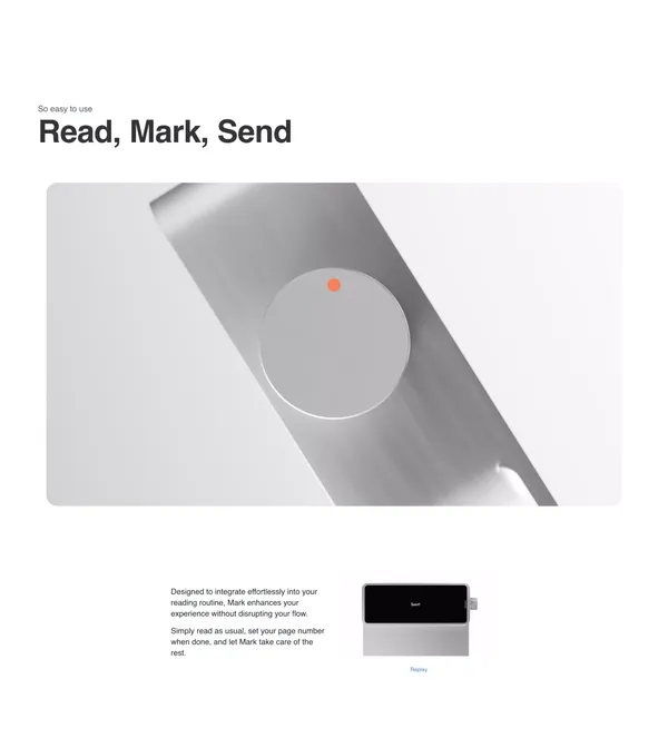 Mark - Landing design inspiration