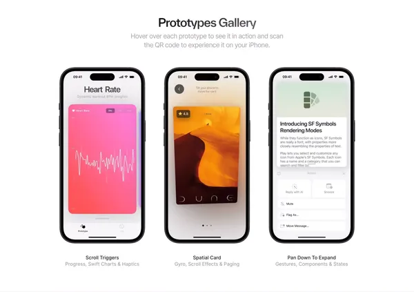 Play · Design mobile apps with the power of iOS & SwiftUI - Landing design inspiration