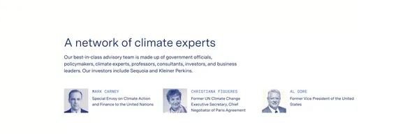 Watershed — The enterprise climate platform - Landing design inspiration