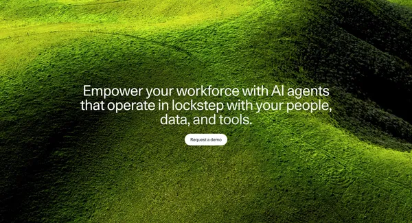 North: The AI Platform Where Work Flows | Cohere - Landing design inspiration