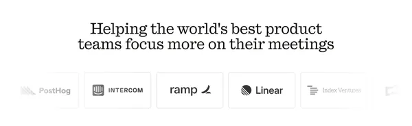 Granola — The AI notepad that helps you get the doing done - Landing design inspiration