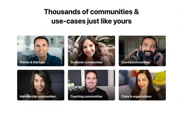 Circle: The all-in-one community platform for creators and brands - Landing design inspiration