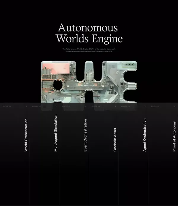 AWE | Opening the Portal to Autonomous Worlds - Landing design inspiration