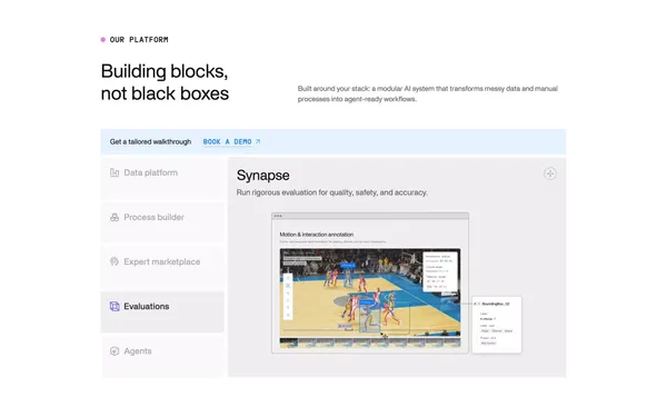 AI Software for Labs and Enterprise | Invisible Technologies - Landing design inspiration