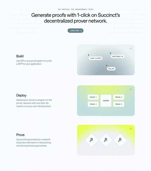 Succinct - Landing design inspiration