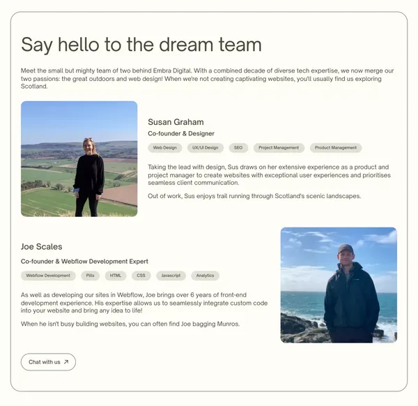 Embra Digital | Edinburgh | Leading Web Design Scotland - Landing design inspiration
