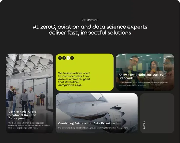 Transforming Aviation with Data Science and AI Innovation - Landing design inspiration