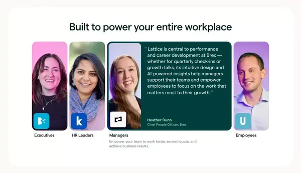 Lattice | The HR platform that people love - Landing design inspiration