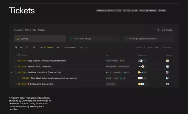 DevRev | Product Led Support - Landing design inspiration