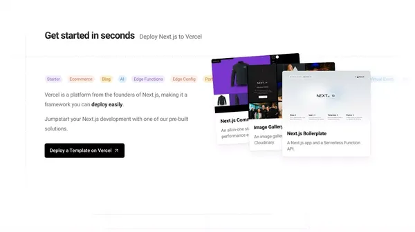 Next.js by Vercel - The React Framework for the Web - Landing design inspiration