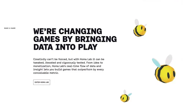 Homa | Game the system - Landing design inspiration